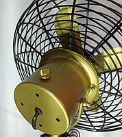 Antique Tripod Electric Fan | Vintage-Inspired Design for Home or Office Decor | Sturdy Metal Frame | Adjustable Height and Angle | Perfect for Collectors and Fans of Retro Aesthetics