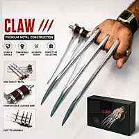 Best Gift for Your Man - Wolverine Logan Inspired Claws Pair 2 Piece Costume Cosplay NEW!